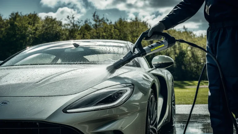 wash car with karcher