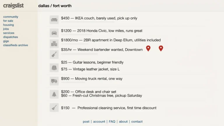 craigslist dallas